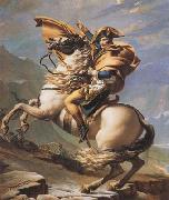 Jacques-Louis David Napoleon Crossing the Alps (mk08) oil painting reproduction